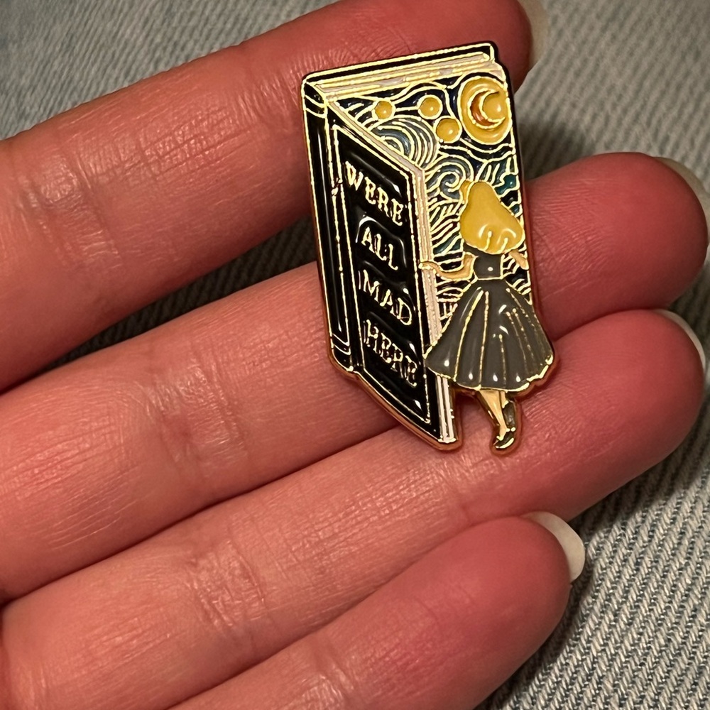 Alice in Wonderland Enamel Pin